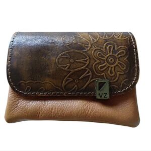 Velez 2 Toned Brown Genuine Leather Wallet Small Rectangular